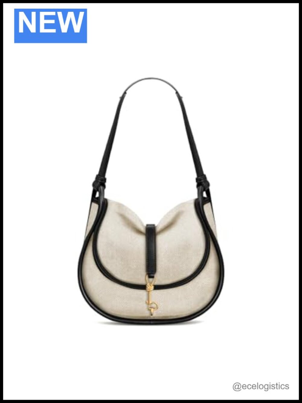Small Hobo Bag Shoulder Crossbody Canvas Purse 11in W